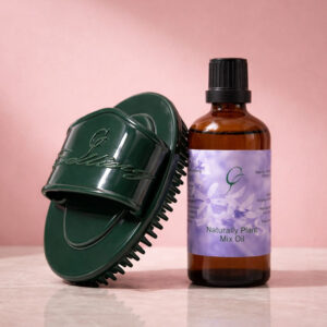 YenScent 妍香蠍尾體刷紫色瓶淋巴複方精油，專業針對循環通暢按摩，幫助舒緩身體沉重感，體刷按摩達成排除水分目標。