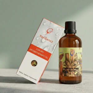 YenScent 妍香漢方精油，專為經絡筋肉保養，深層透入肌理調理，適合搭配蠍尾體刷進行按摩。