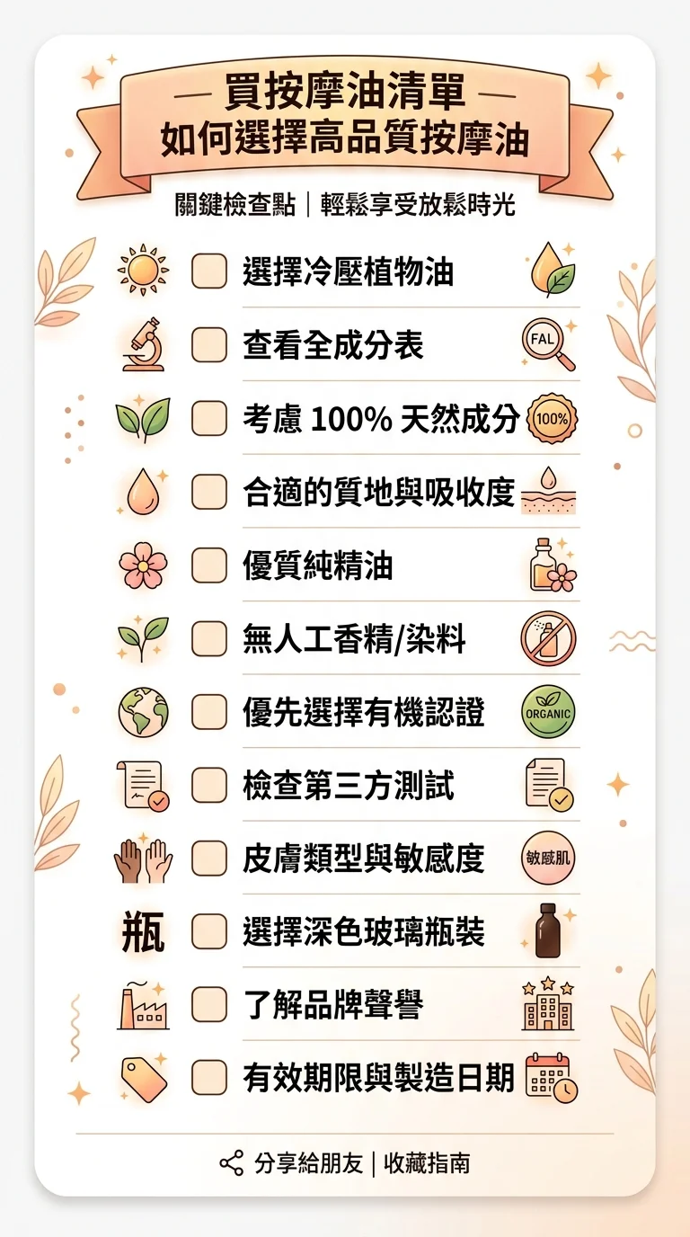 10-15 項選購 checklist 視覺化卡片,勾選框、簡潔圖示,可截圖保存分享的清單卡片設計,品牌主色點綴