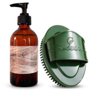 YenScent Carrier Oil 250ml & Selling® Body Massage Brush Set,植物性基底按摩油搭配身體按摩刷,適合居家 SPA 全身按摩保養。
